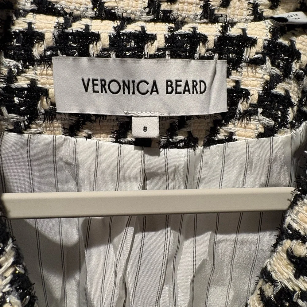 Veronica Beard Classic Houndstooth Blazer - Picture 2 of 10